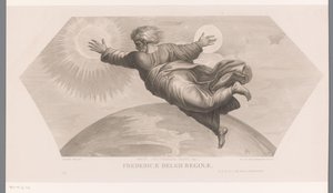 Gott erschafft die Sonne und den Mond von Jozef Karel De Meulemeester