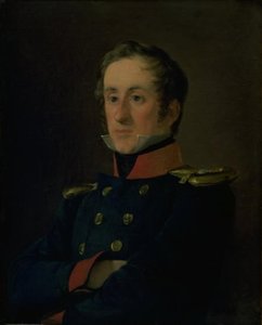 Der Marinemaler Emil Wilhelm Normann in seiner Uniform als Marineoffizier von Jørgen Roed