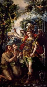 Adam und Eva aus dem Paradies vertrieben von Juan Correa