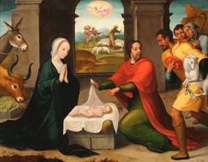 Die Anbetung der Hirten von Juan Correa de Vivar