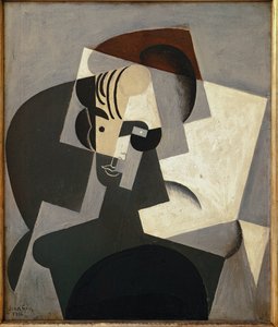 Porträt von Josette Gris - Öl auf Leinwand