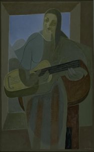 Die Gitarrenspielerin