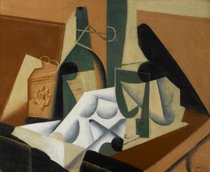 Das weiße Tischtuch, 1912-16 von Juan Gris