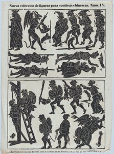 Blatt 14 von Figuren für chinesische Schattenspiele