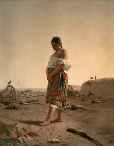 Die Paraguayerin in ihrem verlassenen Mutterland von Juan Manuel Blanes