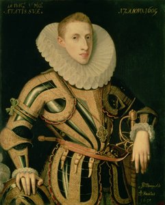 Porträt von Diego de Villamayor von Juan Pantoja de la Cruz