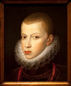 Porträt von Prinz Philipp III. (Felip III von Kastilien, bekannt als der Fromme) von Juan Pantoja de la Cruz