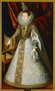 Königin Margarete von Österreich von Juan Pantoja de la Cruz