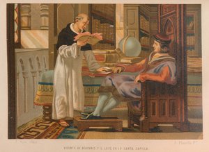 Vincent von Beauvais und Sankt Ludwig. Aus: La ciencia y sus hombres von Juan Planella y Rodríguez