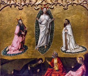 Die Verklärung Christi (Detail) von Juan Rexach or Reixach