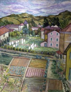 Landschaft von Hendaye, 20. Jahrhundert von Juan de Echevarria y Zuricaldav