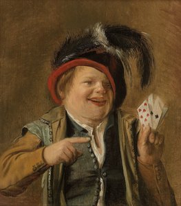 Ein Kartenspieler von Judith (circle of) Leyster