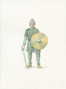 Ein sächsischer Fyrdman, um 1066 von Judith Dobie