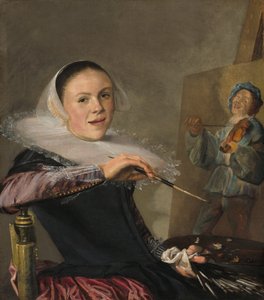 Selbstporträt, ca. 1630 von Judith Leyster