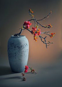 Zen Blumenarrangement von Judy Tseng