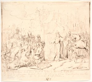 Christian I lässt den schwedischen König Erik 1449 nach Pommern ziehen