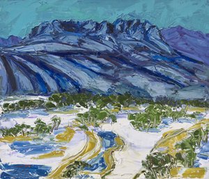 Blaue Winterberge