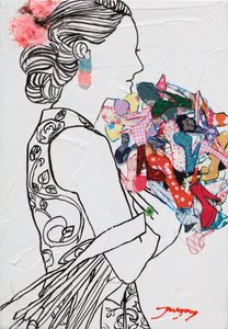 Schicke Frauenschuh-Bouquet