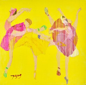 Lebendige Ballettfiguren