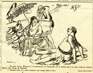 Candide, Satirique en N & B von Jules Abel Faivre