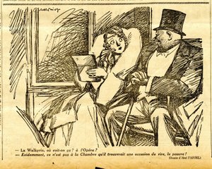 Candide, Satirisch in Schwarz-Weiß von Jules Abel Faivre