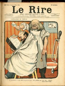 Cover der "Le Rire", Nummer 278, Satirisch in Farben von Jules Abel Faivre