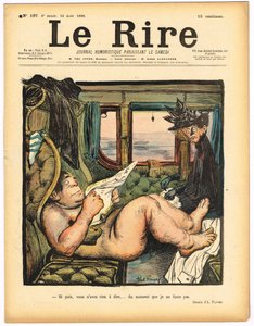 Cover von „The Laughter“, Satirisch in Farben von Jules Abel Faivre