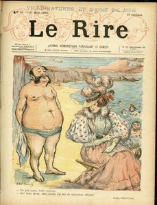 Illustration von Abel Faivre (1867-1945) für das Cover von Le Rire von Jules Abel Faivre