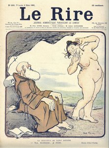 Illustration von Abel Faivre für das Cover von The Laughter, Nr. 331 von Jules Abel Faivre