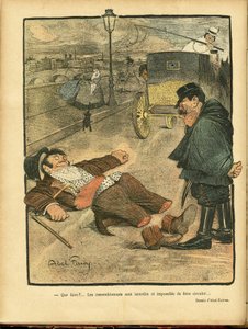 Illustration von Abel Faivre (1867-1945) in Le Rire von Jules Abel Faivre