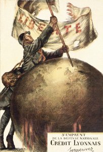 Dritter Kredit der Nationalen Verteidigung des Crédit Lyonnais: „Abonnieren“ von Jules Abel Faivre