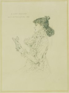 Porträt von Sarah Bernhardt, 1879