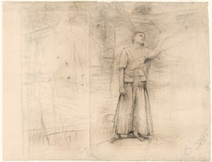 Studie für von Jules Bastien Lepage