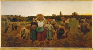 Der Ruf der Nachleserinnen von Jules Breton
