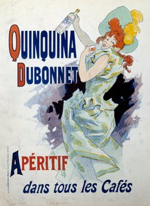 Werbeplakat von Jules Chéret (1836-1932) für den Aperitif Quinquina Dubonnet. 1895 Paris, Kunstgewerbemuseum