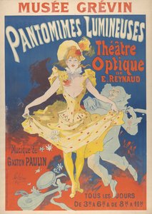 Pantomimes lumineuses, 1892 von Jules Cheret