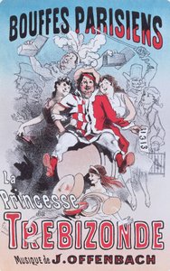 Plakat für die Operette 