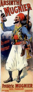 Plakat für Absinth Mugnier - von Jules Cheret von Jules Cheret