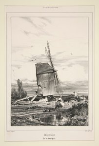 Mühle von Sologne von Jules Dupré