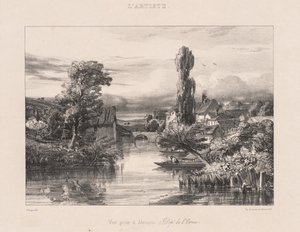Ansicht von Alençon, 1839 von Jules Dupré