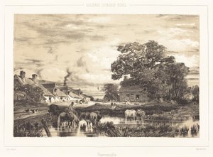 Ansicht in der Normandie von Jules Dupré
