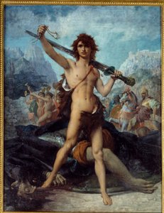 David triumphierend von Jules Elie Delaunay