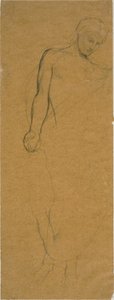Studie einer stehenden drapierten Figur