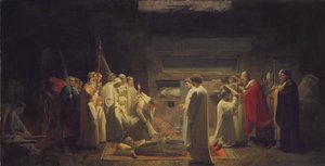 Die Märtyrer in den Katakomben, 1855 von Jules Eugene Lenepveu
