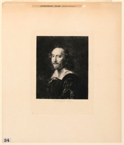 Porträt eines Mannes, aus "Radierungen von Bildern im Metropolitan Museum, New York"
