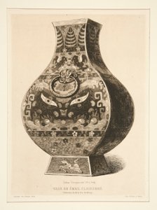 Vase aus Cloisonné-Email