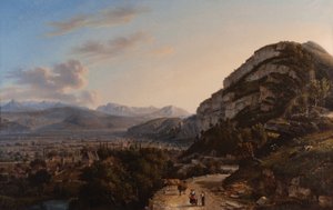 Ansicht von Sassenage 1857