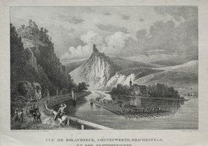 Blick auf Rolandseck, Nonnenwerth, Drachenfels und Siebengebirge
