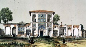 Der historische Palast von Asterabad, Persien, Tafel 84 aus 