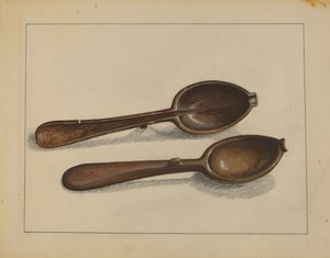 Esslöffel-Form, ca. 1936 von Jules Lefevere